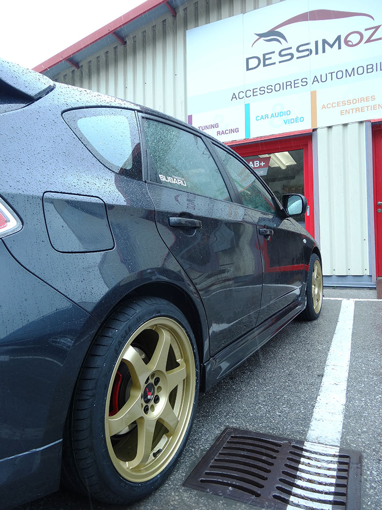 JR3 gold Subaru Impreza WRX S