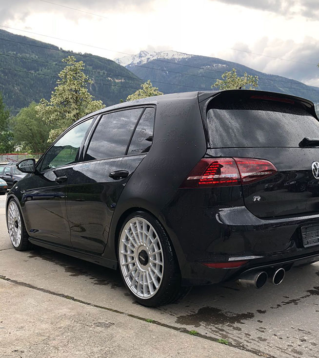 Rotiform LAS-R silver VW Golf 7 R